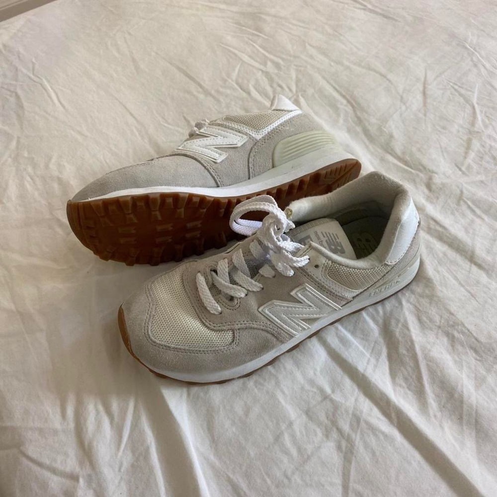 New balance 574 off white / grey